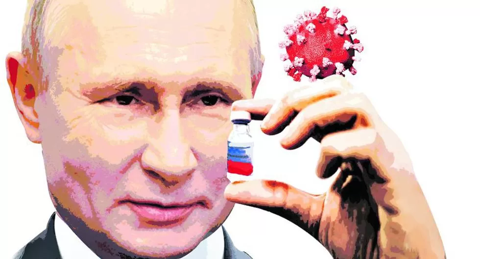 EN BATALLA. Vladimir Putin tiene un elemento fuerte de presión con la vacuna rusa Sputnik. Elcomercio.pe