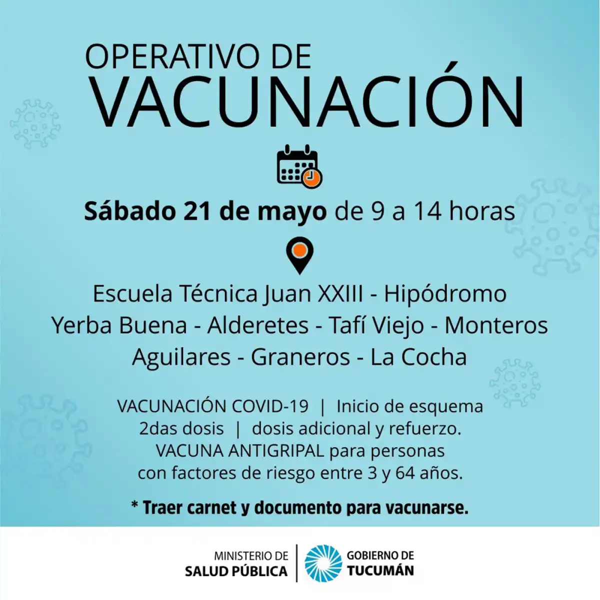 Tucumán recibió más de 49.000 dosis de vacunas contra la covid-19 