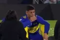 Rojo fumó en el campo de juego del Kempes tras las consagración de Boca