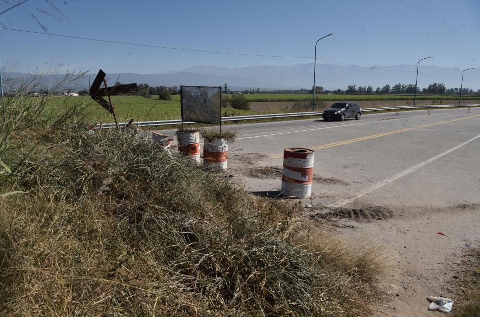 SITIO DE PELIGRO. En el montículo hubo una tragedia en 2020. LA GACETA / FOTOS DE OSVALDO RIPOLL