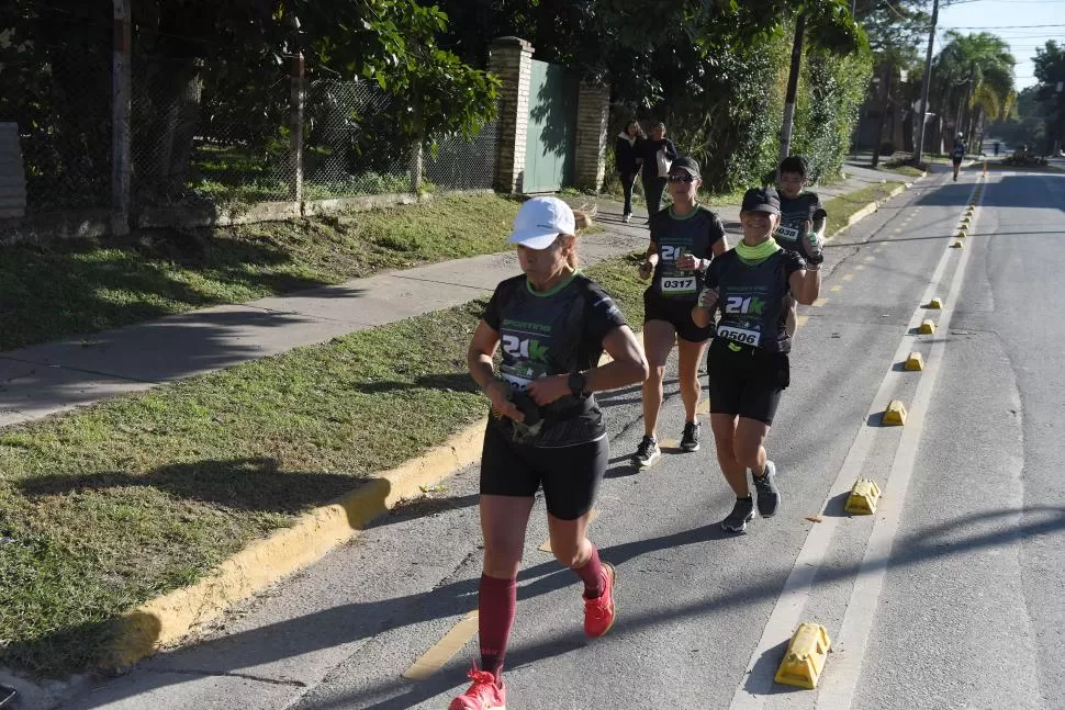 ACERTADO. Un buena parte del recorrido fue por las ciclovías.