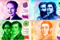 Billetes: vuelven figuras patrias