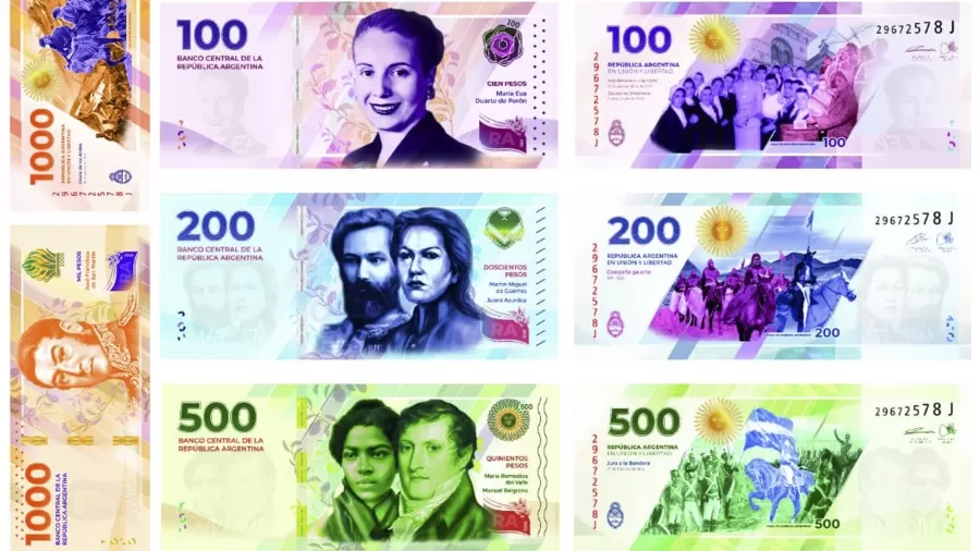 ROSTROS. Juana Azurduy, Manuel Belgrano, José de San Martín y María Remedio del Valle son las figuras elegidas para los billetes.  