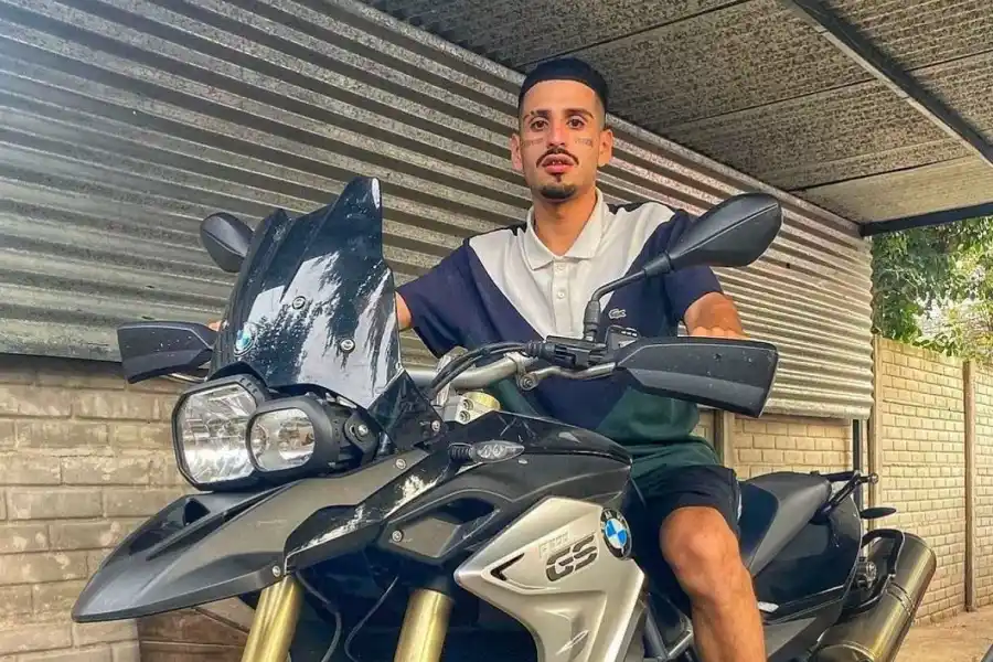 El Noba sufrió un grave accidente en su moto