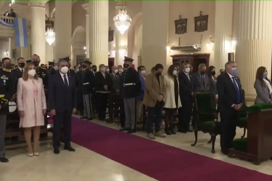 Jaldo y Alfaro participaron del Solemne Tedeum en la Iglesia Catedral