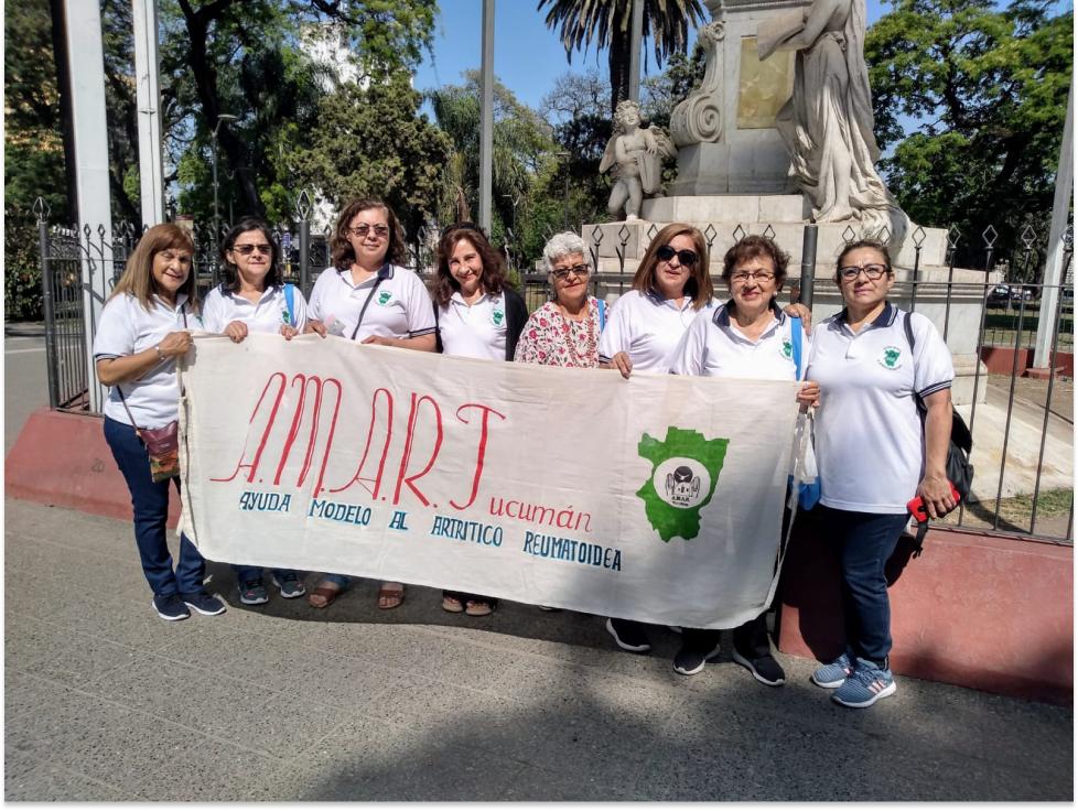 Parte del equipo del grupo AMAR Tucumán.
