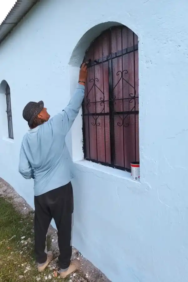 SEGURIDAD. En varios casos se pusieron rejas como medida disuasoria de los “oportunistas”.