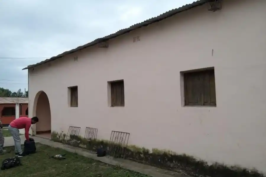 AVANCE. Ya se pintaron 170 edificaciones. En Santa Ana hay 18 colonias y unos 38.000 habitantes.