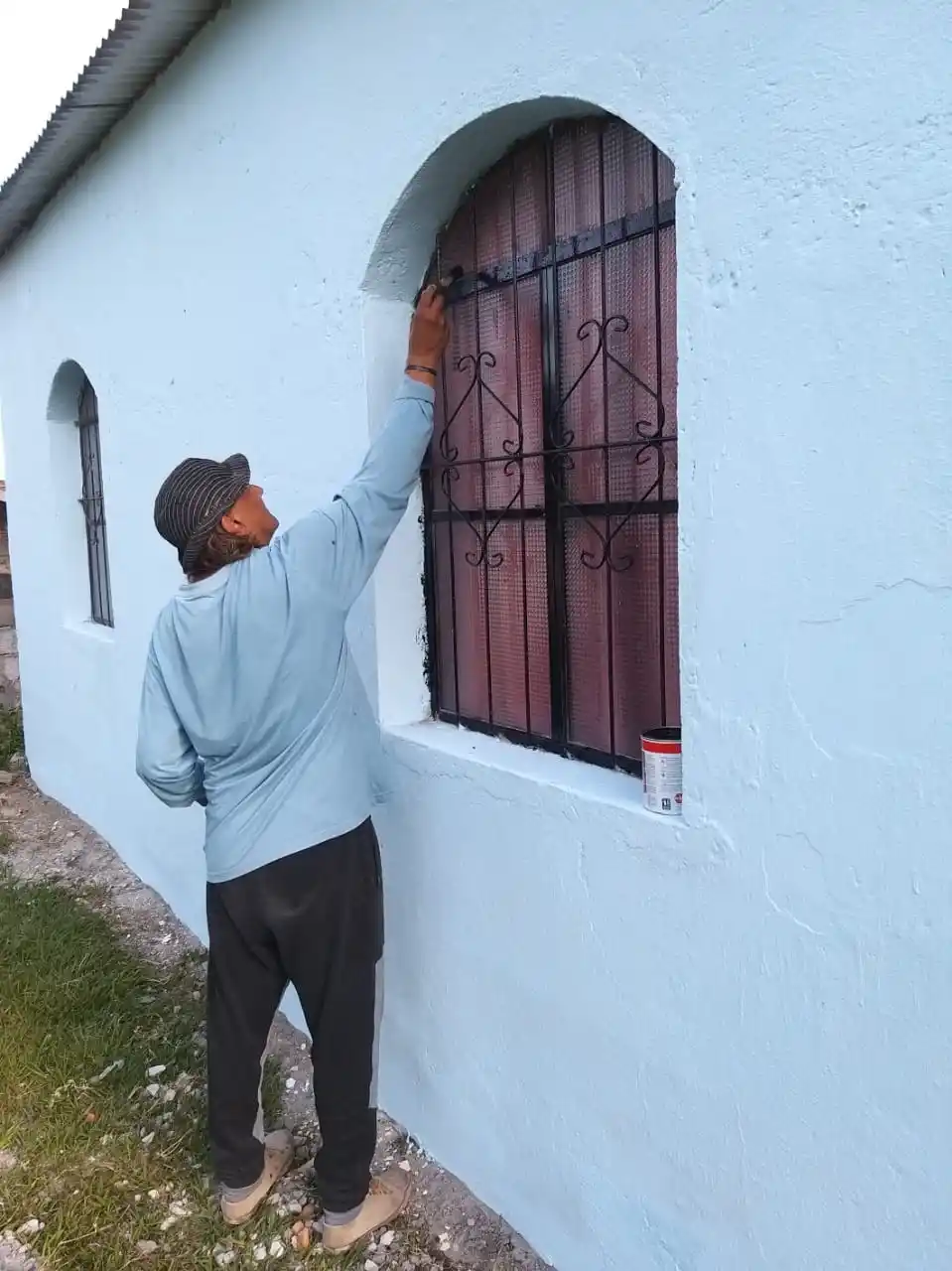 SEGURIDAD. En varios casos se pusieron rejas como medida disuasoria de los “oportunistas”.
