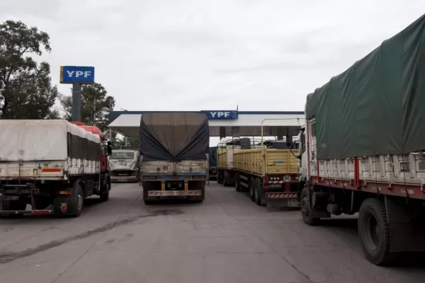 La falta de gasoil ya afecta a la economía del sur