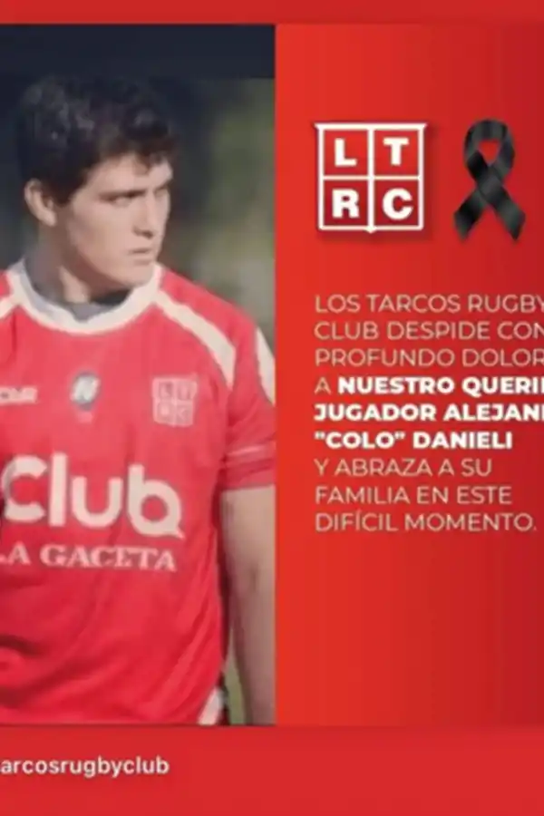 Dolor en Tarcos por la muerte del Colo Danieli