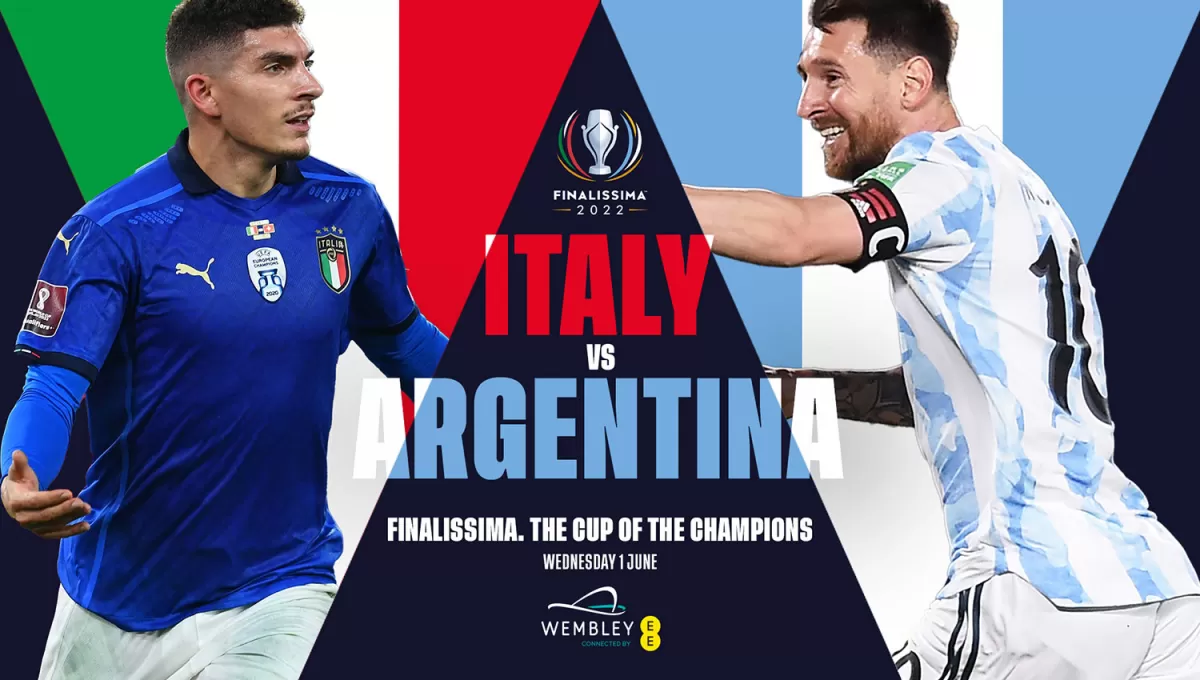Argentina-Italia en Wembley: hora, formaciones y TV de la Finalissima 2022
