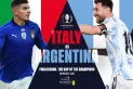 Argentina-Italia en Wembley: hora, formaciones y TV de la Finalissima 2022