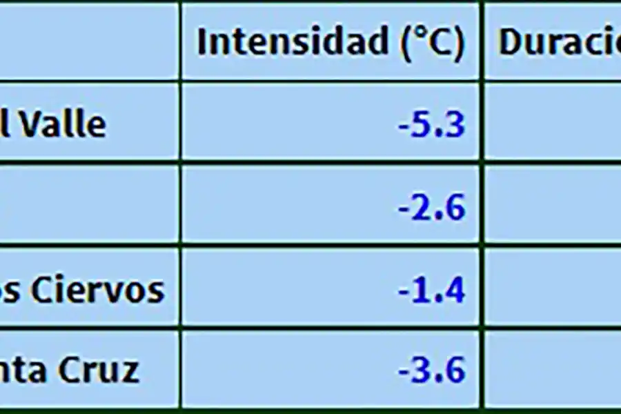 Tucumán registró las primeras heladas del año: en dónde y a cuánto bajó la temperatura