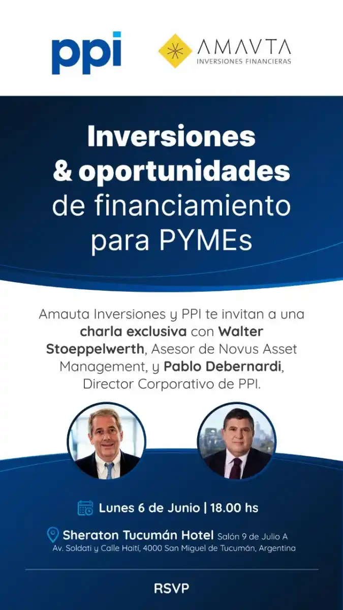 Exclusiva charla en Tucumán sobre inversiones y financiamiento para pymes