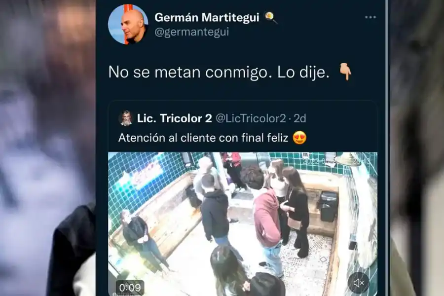 Germán Martitegui se volvió tendencia por un desenfrenado video que lo convirtió en héroe