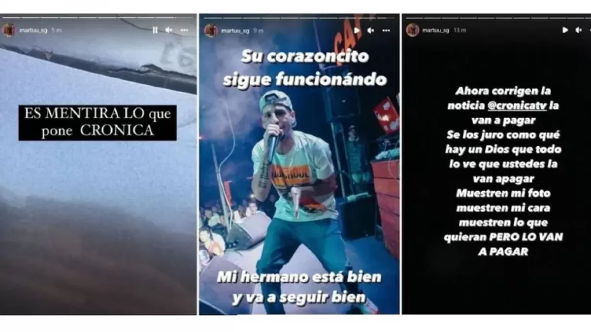 Dieron por muerto a El Noba y su hermana salió a desmentir la noticia