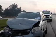 Dos autos chocaron en la avenida de Circunvalación