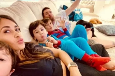Lejos de su familia, Messi publicó un mensaje para Antonela que enamoró a todos