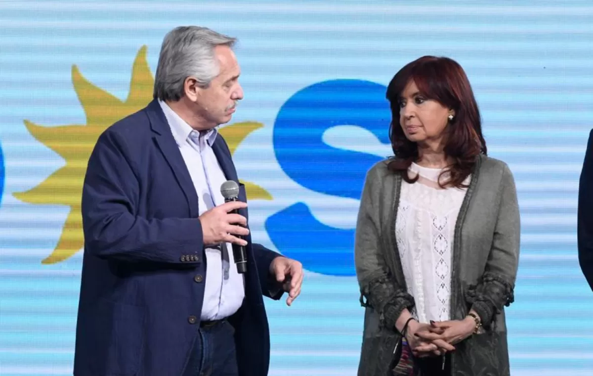 Alberto Fernández y Cristina Kirchner. 