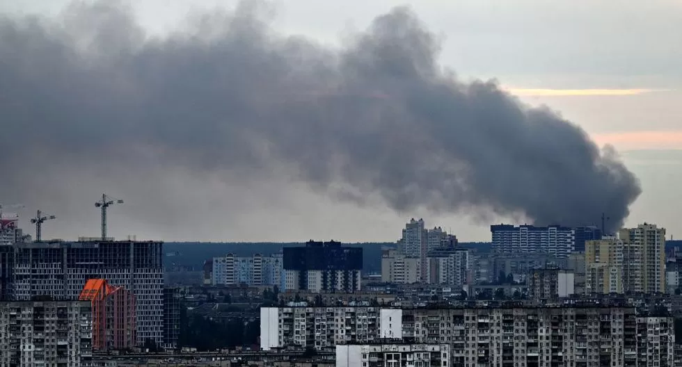 NO PUDO TENER MUCHA TRANQUILIDAD. Kyiv sufrió ayer los misiles  rusos, después de una tregua de varias semanas de los invasores.  