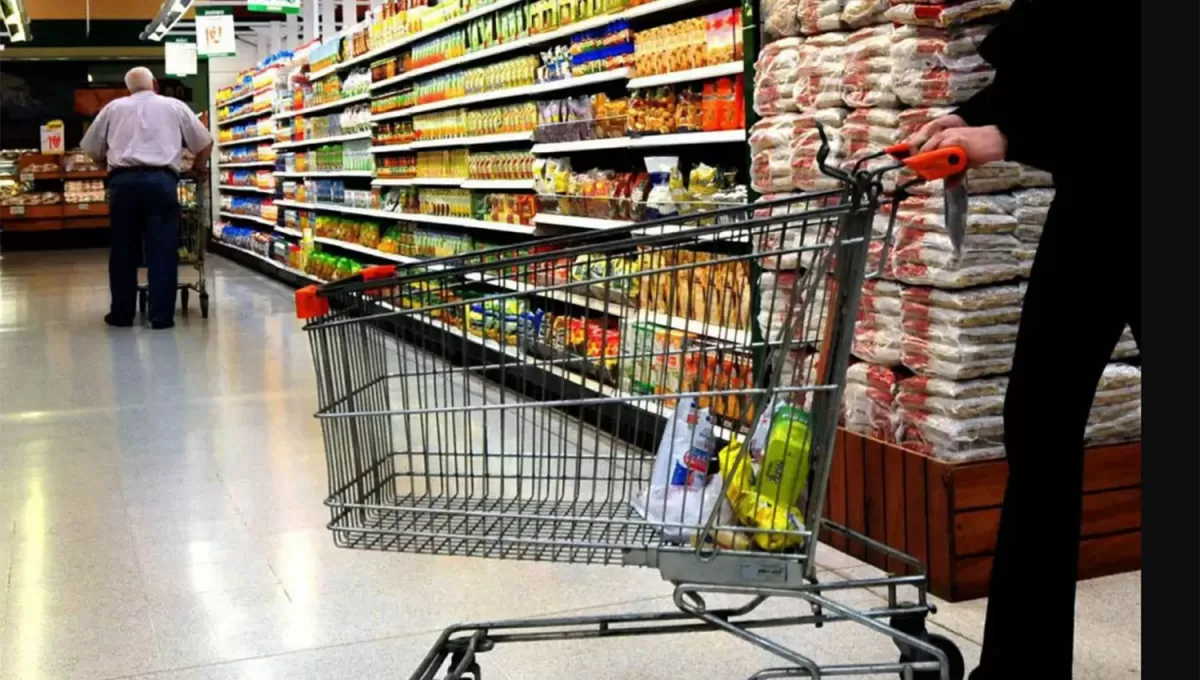 GOLPE AL BOLSILLO. La suba de precios hace que sea cada vez más costoso, y difícil, llenar el carro en el supermercado.