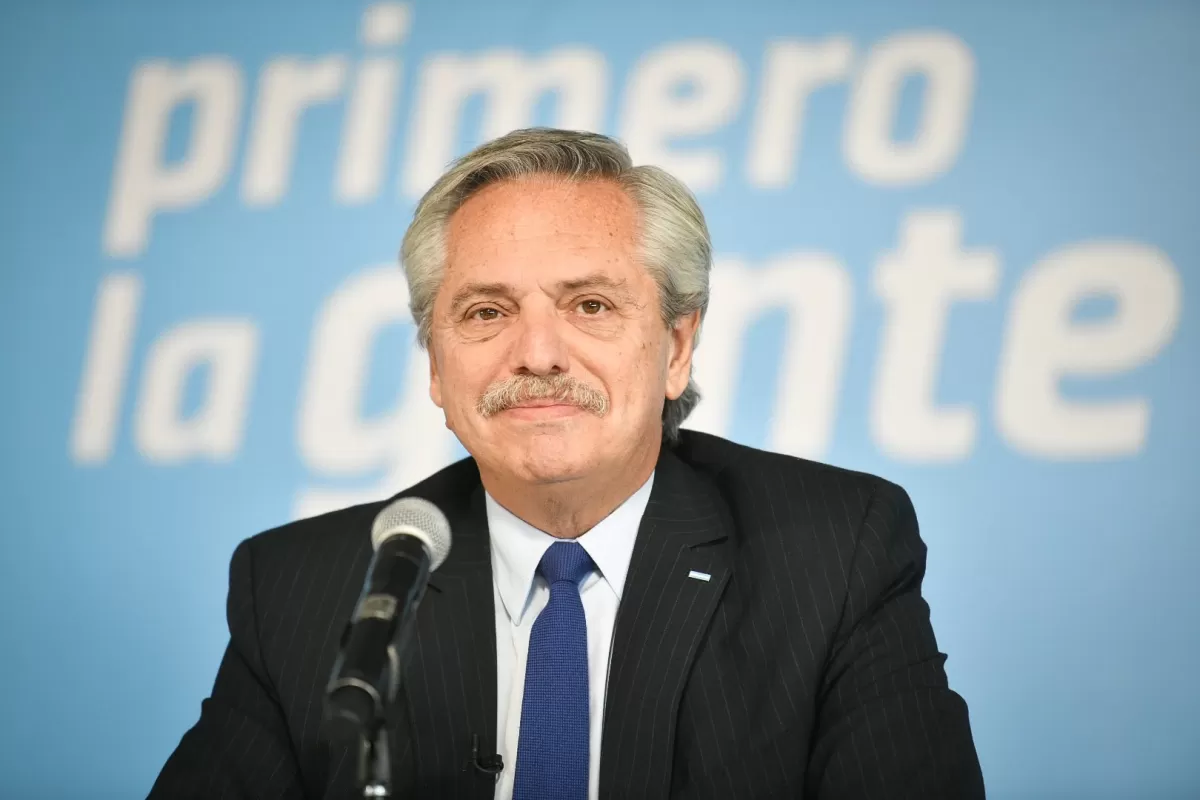 El jefe de Estado, Alberto Fernández (Frente de Todos). Foto de Presidencia de la Nación