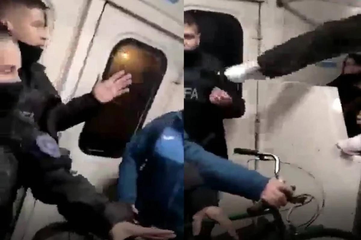 Dos policías sufrieron un violento a ataque por los pasajeros de un tren: “ahora no decís nada”