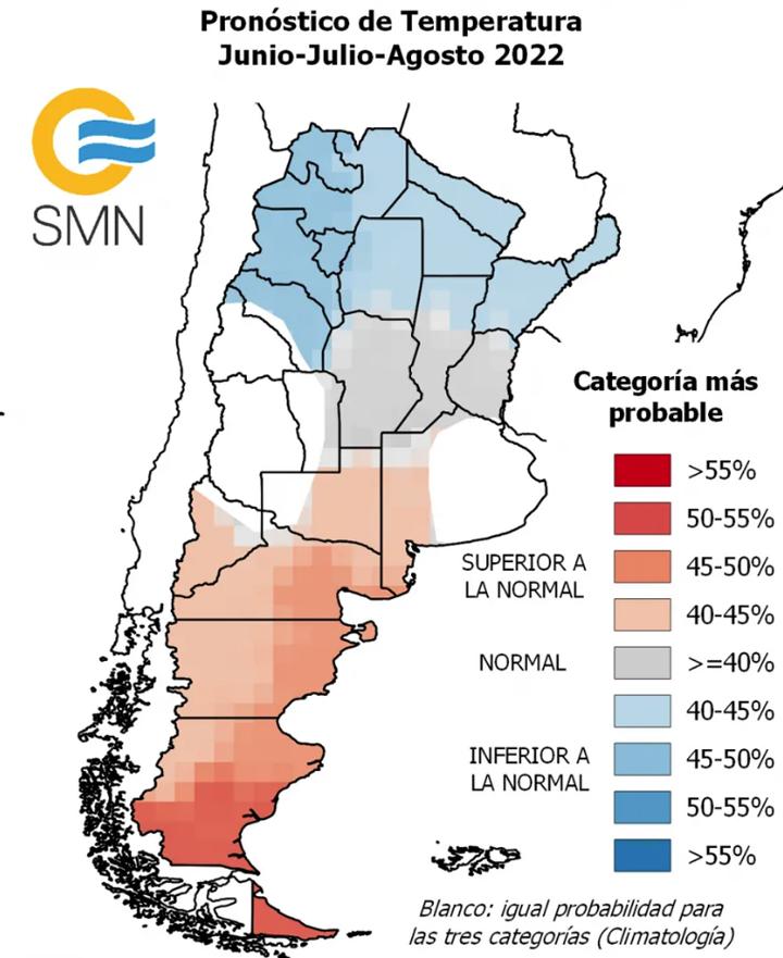 El invierno en Tucumán vendrá con temperaturas inferiores a las normales