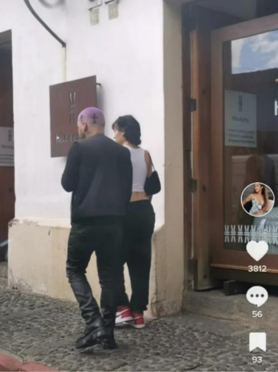 Nodal y Cazzu en Antigua, Guatemala (Foto: TikTok/@jassgrajeda23)