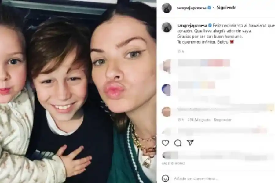 El posteo de la China Suarez en Instagram.