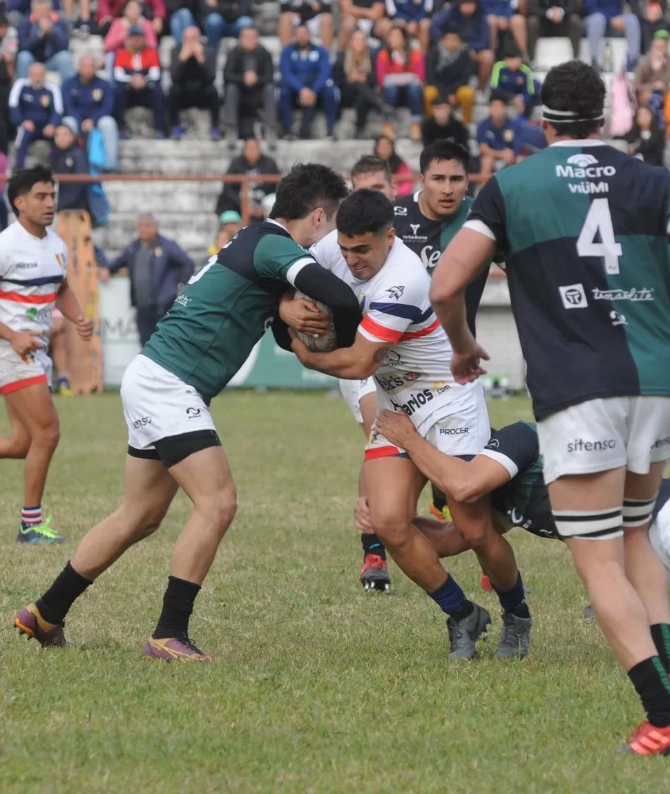 EJEMPLO. En la fecha pasada,  Natación y Gimnasia ganó un partido peleado ante Tucumán Rugby. 