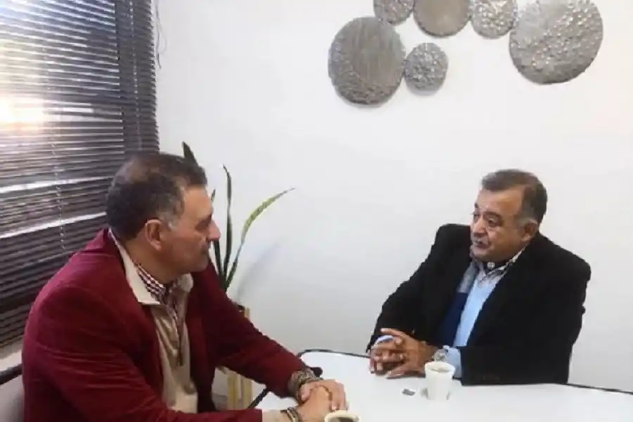 EN REUNIÓN. Najar y Juri Debo dialogaron sobre la alcaidía de Las Talitas. Foto de Facebook