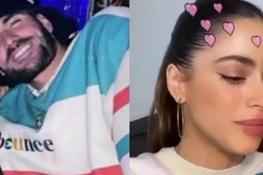 Tini y De Paul le compraron un buzo a una emprendedora de Temperley