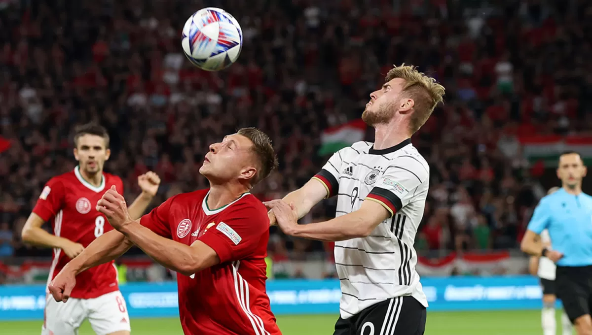 TOMA RITMO. Alemania viene de empatar por la Nations League ante Hungría.