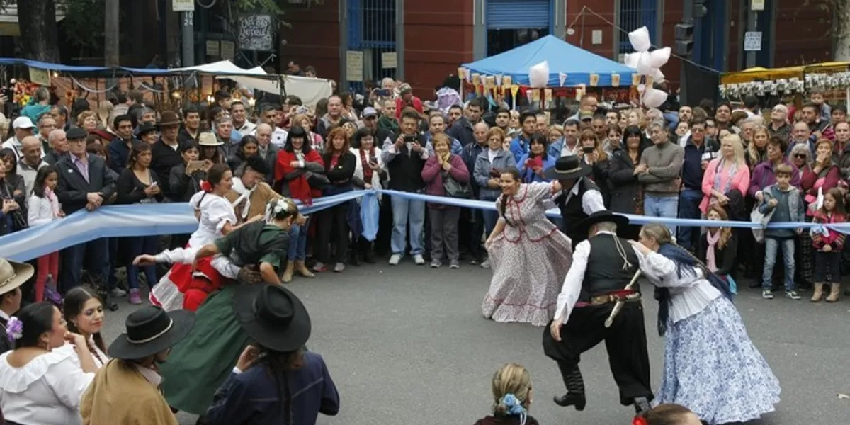 DÍA DE LA BANDERA. El Gobierno porteño organizó un serie de festejos para conmemorar esta fecha especial para los argentinos.