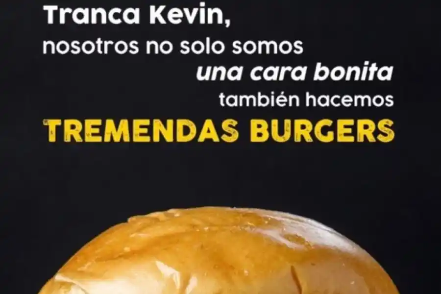 La respuesta del local de comida rápida.