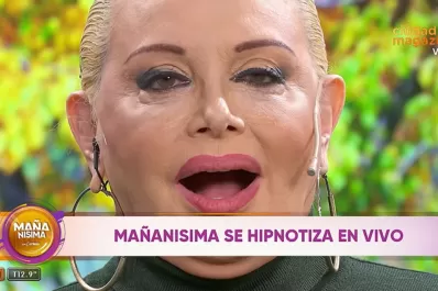 Carmen Baribieri se descompuso tras haber sido hipnotizada en televisión