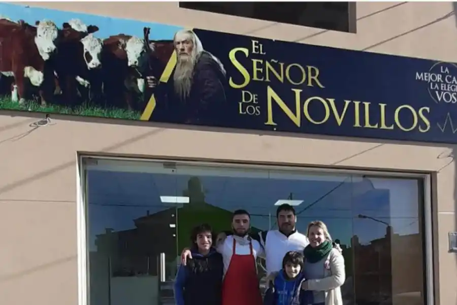 Carnicería en alusión a la película 