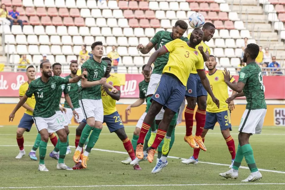 AMISTOSO. Arabia cayó ante Colombia hace 11 días. Luego perdió con Venezuela.
