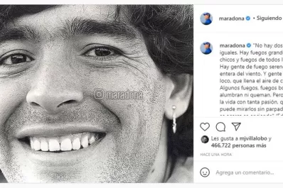 Hackearon la cuenta de Instagram de Maradona: ¿qué pusieron?