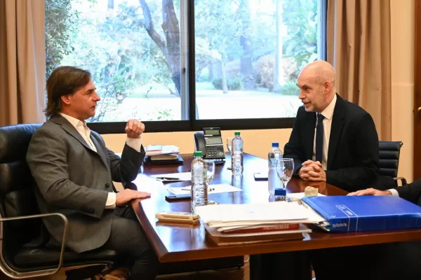 Rodríguez Larreta se reunió con Lacalle Pou y hablaron sobre el futuro de Argentina y Uruguay