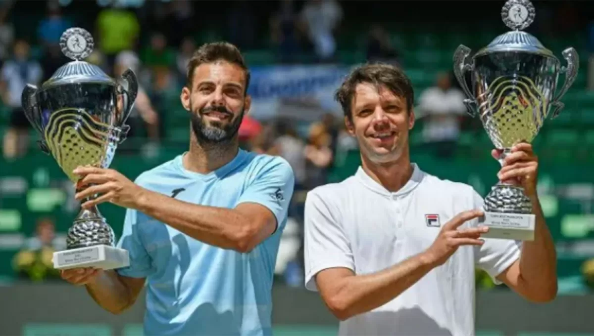 GANADORES. Granollers y Zeballos llevan siete títulos ganados en dobles en la ATP.