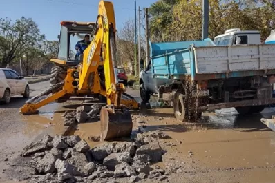 Por arreglos de cañerías, mañana estará cortado un tramo de la calle 25 de mayo