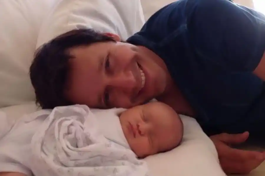 Benjamín Vicuña en las historias de Instagram de Pampita