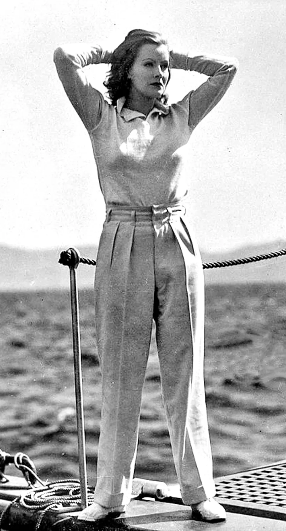 GRETA GARBO. Se criticaba que muchas mujeres imitaran la figura de la actriz sueca que impuso su imagen en Hollywood. 