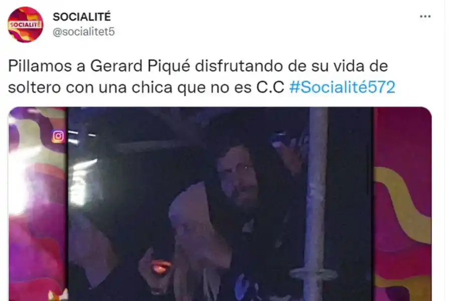 TWITER. Piqué y la misteriosa mujer de Estocolmo.