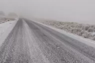 Por la nevada en Tafí del Valle, está cortada la ruta 307