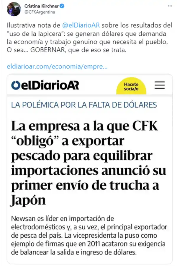 Cristina Kirchner envió un nuevo mensaje a Alberto Fernández: Gobernar, de eso se trata