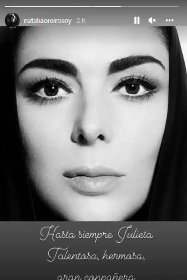 El posteo de Natalia Oreiro.